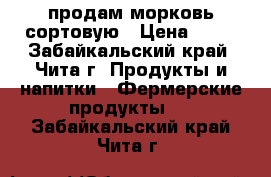 продам морковь сортовую › Цена ­ 40 - Забайкальский край, Чита г. Продукты и напитки » Фермерские продукты   . Забайкальский край,Чита г.